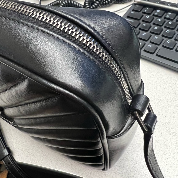 YSL Camera Bag black leather - Picture 10 of 17